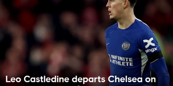 官方：20岁切尔西青训球员卡斯尔代恩加盟英冠球队米德尔斯堡